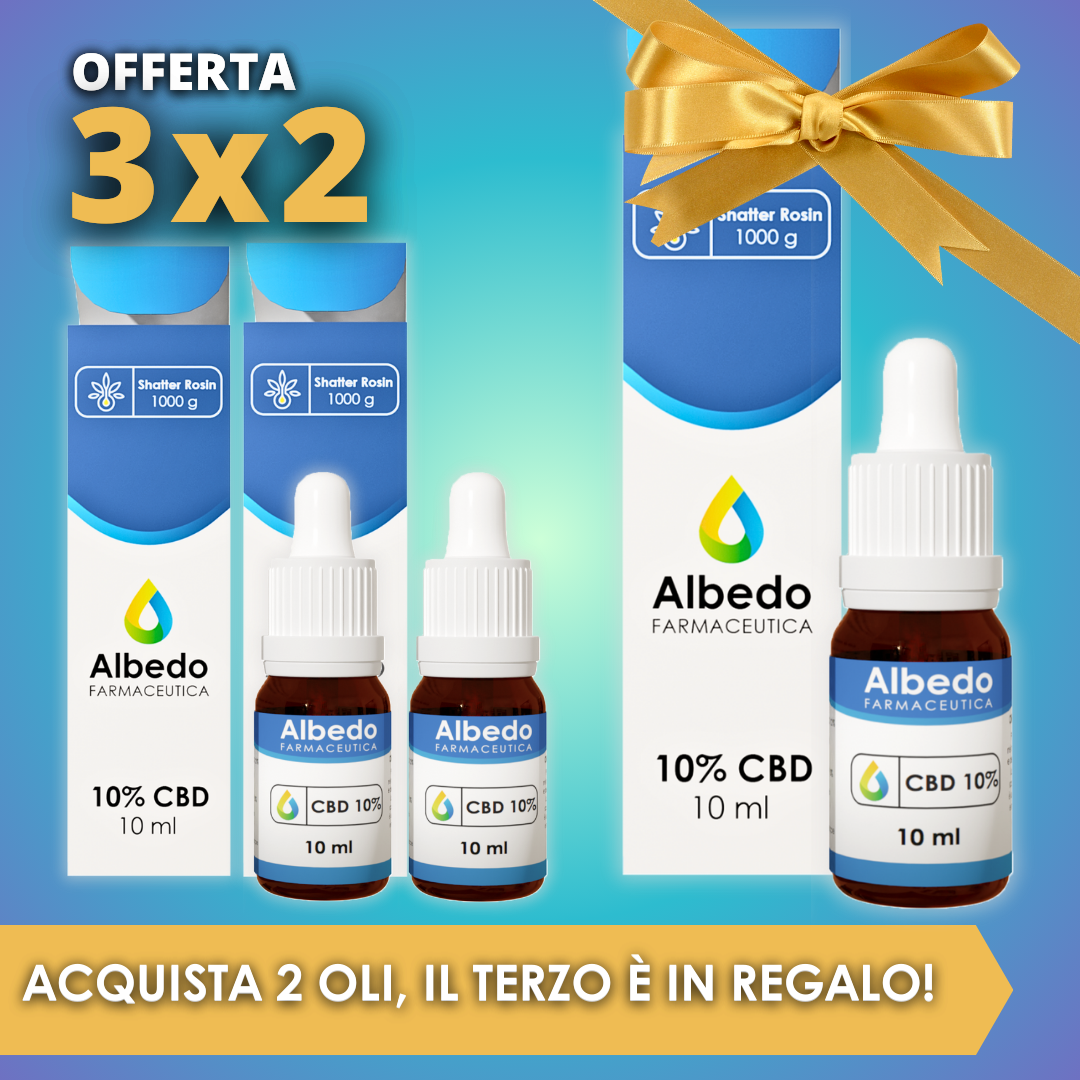 3x2 Olio di CBD 10%